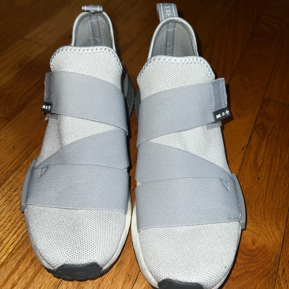 Gray ADIDAS Slip-On NMD R1